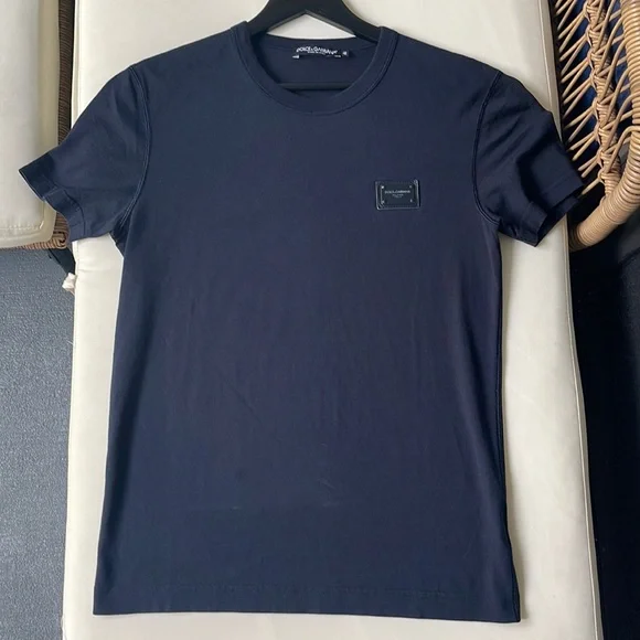 Tシャツ・カットソー Dolce & Gabbana Midnight blue crepe shirt Dolce & Gabbana | Shirts | Dolce And Gabbana Navy Blue